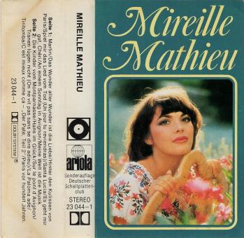 Cassette audio mireille mathieu compilation 1976