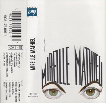 Mireille mathieu 1991 cassette audio