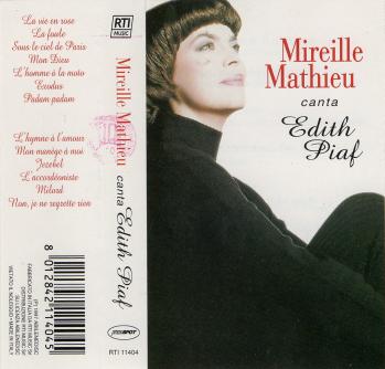 Mireille mathieu canta edith piaf cassette audio