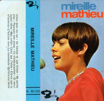Mireille mathieu cassette audio 1966
