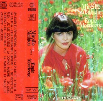 Mireille mathieu chante ennio morricone cassette audio 1983