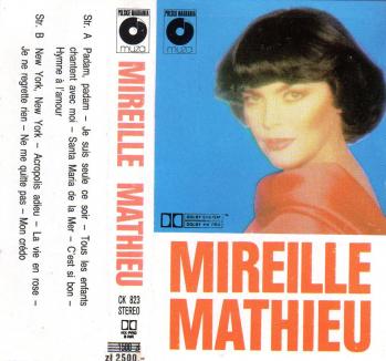 Mireille mathieu compilation polonaise cassette audio